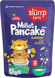 Slurrp Farms Millet Pancake Mix: Blueberry (40x150 gms)