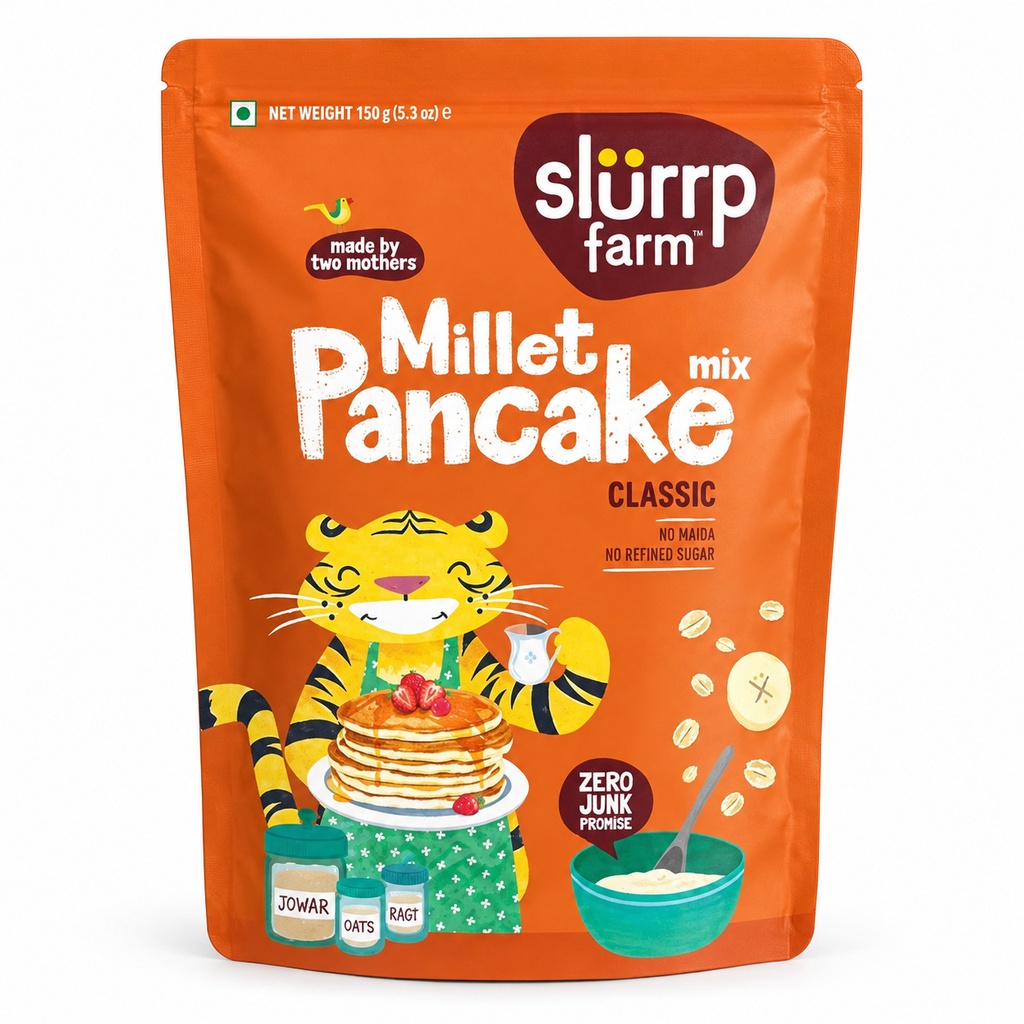 Slurrp Farms Millet Pancake Mix: Classic (40x150 gms)