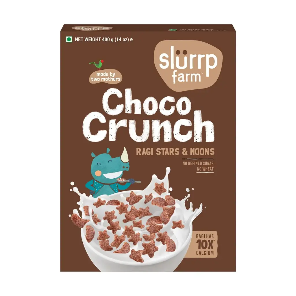 Slurrp Farms Choco Crunch - Ragi Stars and Moons (16x300gms)