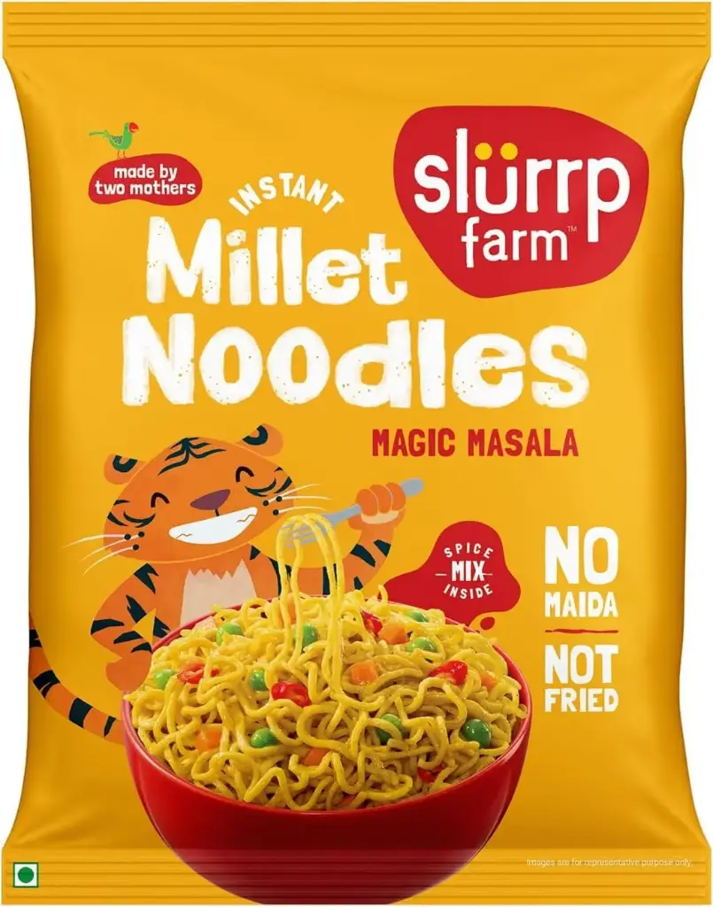 Slurrp Farms Instant millet noodles - Magic Masala(130x60gms)