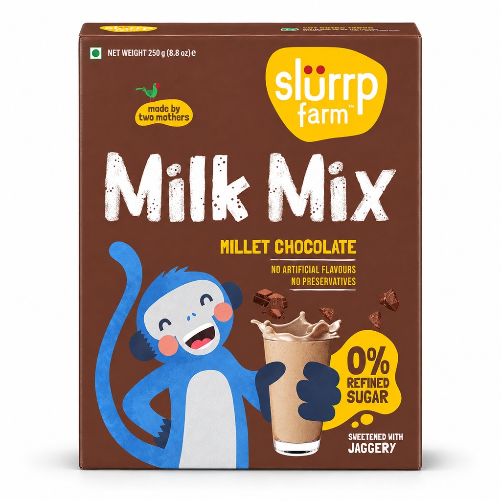 Slurrp Farms Magic Milk Mix - Chocolate (20x250 gms)