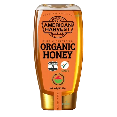 AH Organic Honey Squeeze Jar (12x250g)