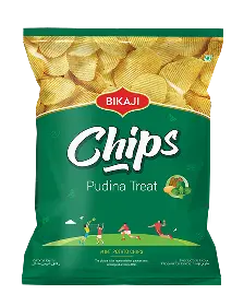 Bikaji Potato Chips Pudina Treat (90x40G)