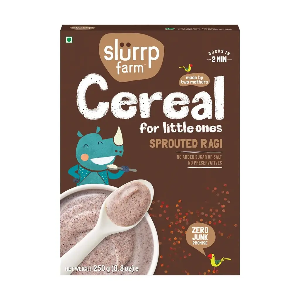 Slurrp Farm Sprouted Ragi Powder Cereal (20x250 gms)