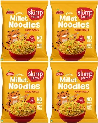 Slurrp Farms Instant millet noodles - Magic Masala 4PACK (4x60gms)