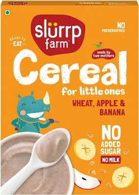 Slurrp Farm Cereal for Little ones: Wheat Apple & Banana (20x300g)