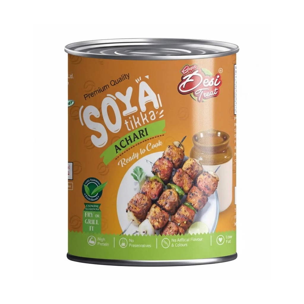 Desi Treat Soya Tikka - Achari(12x800g)