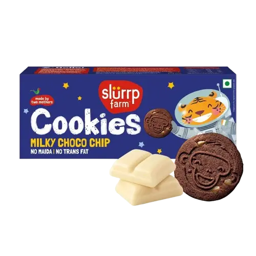 Slurrp Farm Cookies: Milky Choco Chip (54x80g)
