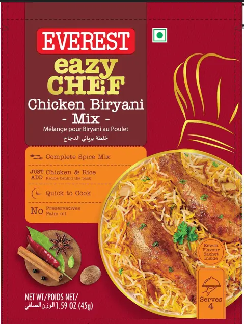 Everest Eazy Chef- Chicken Biryani Mix (60x45gm)
