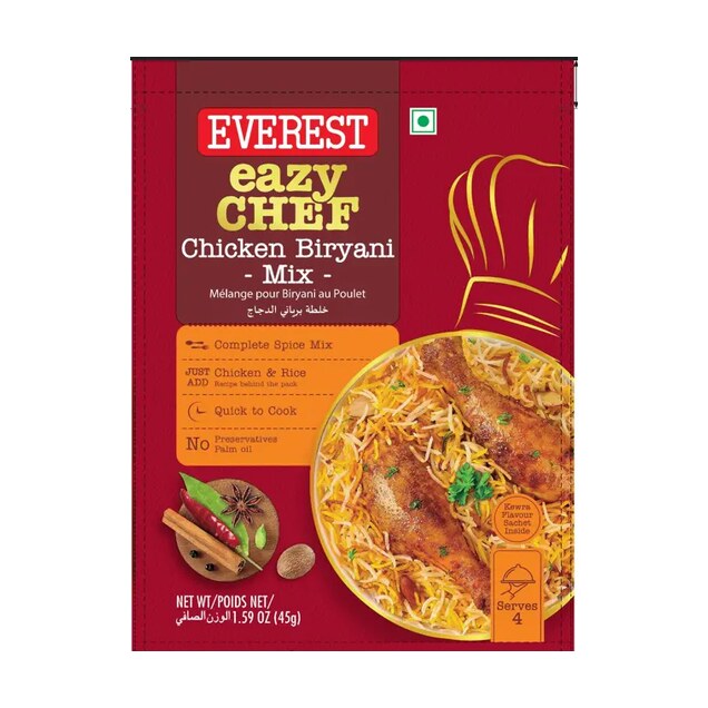 Everest Eazy Chef- Chicken Biryani Mix (60x45gm)