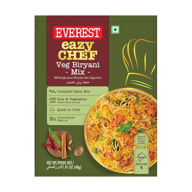 Everest Eazy Chef-Veg Biryani Mix (60x40gm) 