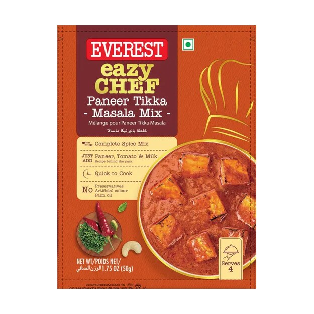 Everest Eazy Chef-Paneer Tikka Masala Mix(60x50gm)