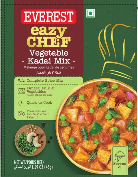 Everest Eazy Chef-Vegetable Kadai Mix (60x45gm)