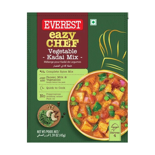 Everest Eazy Chef-Vegetable Kadai Mix (60x45gm)