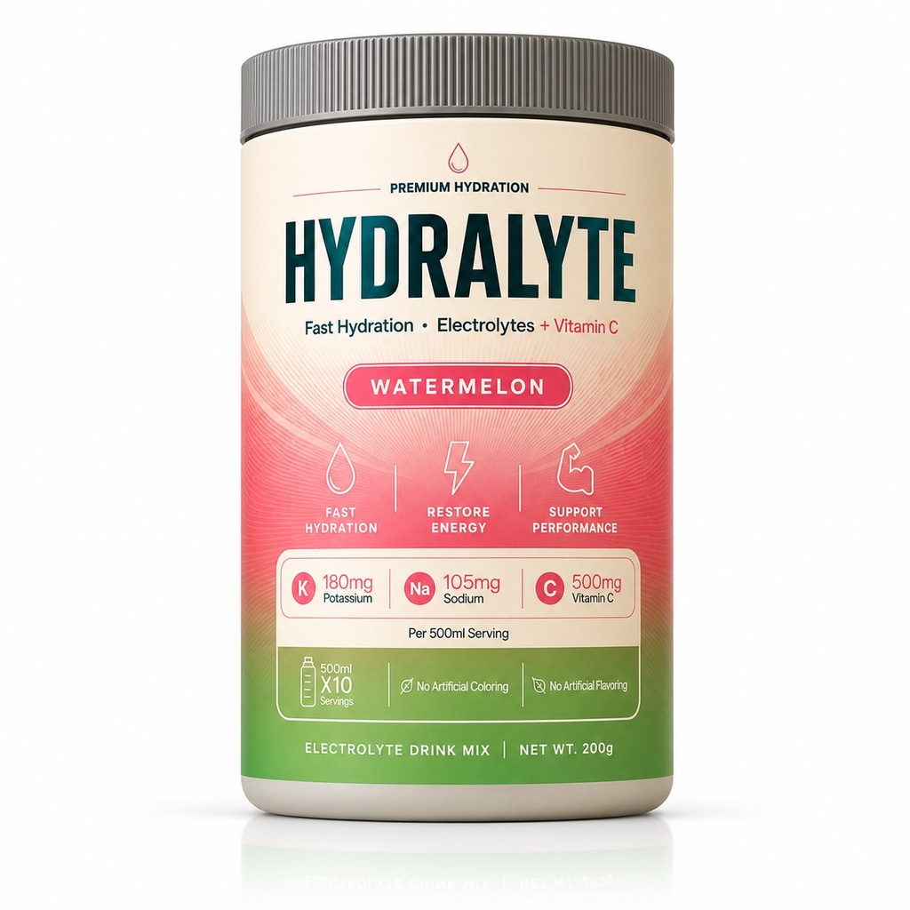 Hydralyte Vitamin+Electrolyte Jar Watermelon(12x200 GMS)