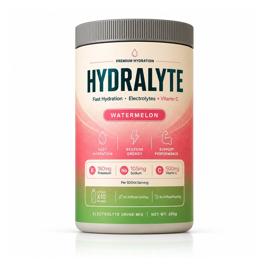 Hydralyte Vitamin+Electrolyte Jar Watermelon(12x200 GMS)