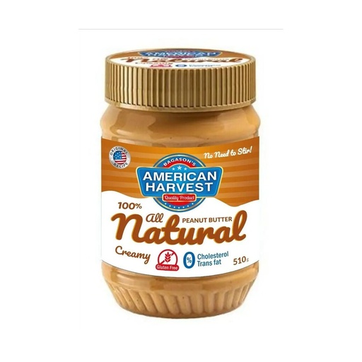 [AH-34] AH All Natural Peanut Butter Creamy (12x510G)