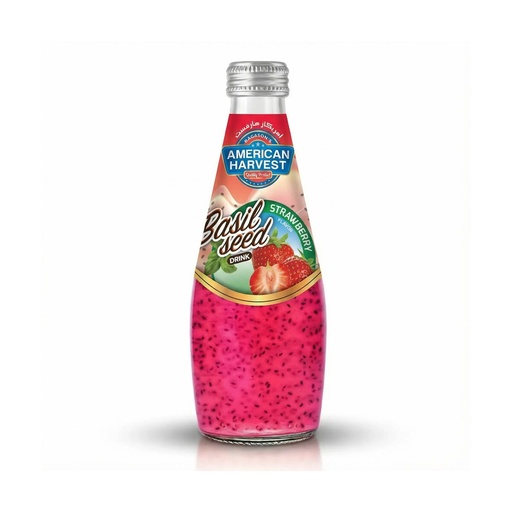[AH-23] AH Basil Seed Drink Strawberry (24x290ml)