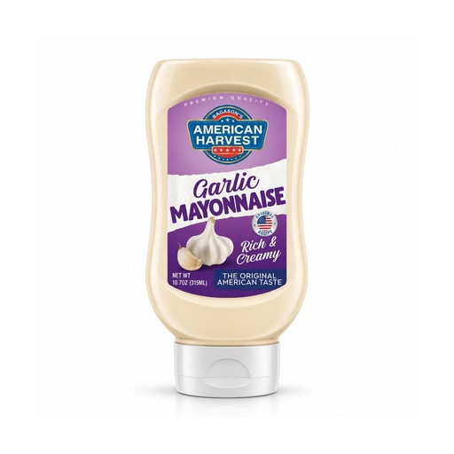 [AH-157] AH Mayonnaise - Garlic Down Squeeze (24x315ml)