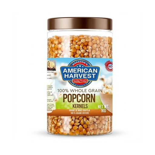 [AH-135] AH POPCORN KERNELS - USA (12x1kg) JAR