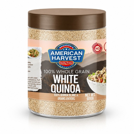 [AH-134] AH Quinoa - White Jar (24x600g)
