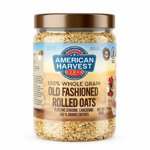 [AH-142] AH ROLLED OATS (12x600G) JAR