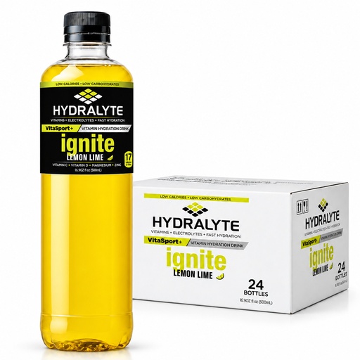 [HYDB-10] Hydralyte VitaSport+ Lemon Hydration Drink (24x500ml)