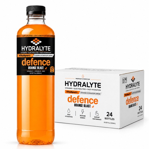 [HYDB-6] Hydralyte VitaSport+ Orange Hydration Drink (24x500ml)