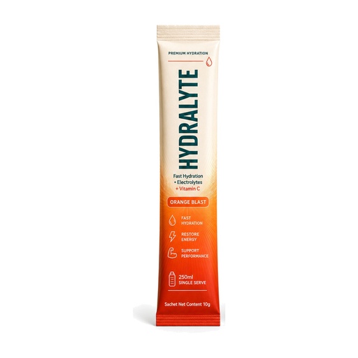 [HYD-8] Hydralyte Electrolyte Powder Orange Flavour (200x20g)