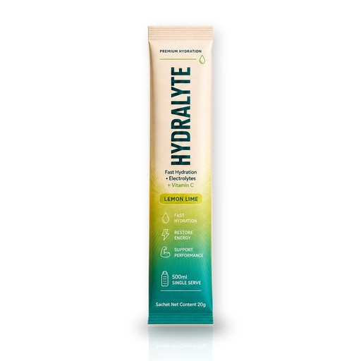 [HYD-20] Hydralyte Electrolyte Powder Lemon (8x25x20g)