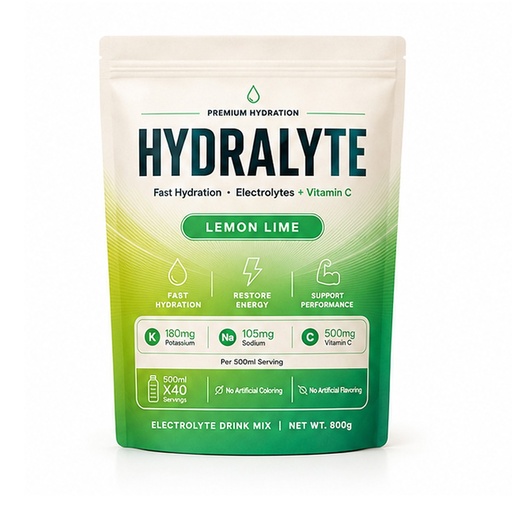 [HYD-19] Hydralyte Electrolyte Powder Lemon Flavour (10 X 800 GMS)
