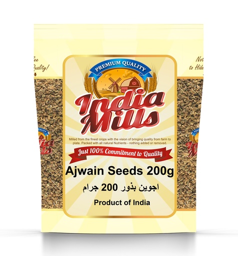 [IM-057] INDIA MILLS AJWAIN SEEDS (24x200GMS)