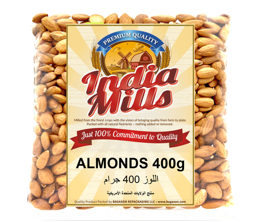 [IM-128] INDIA MILLS ALMONDS 400G