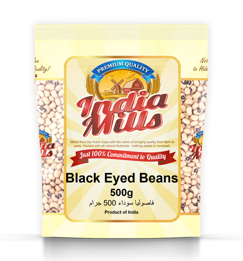 [IM-163] INDIA MILLS BLACK EYED BEANS 500G