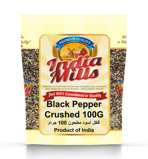 [IM-042] INDIA MILLS BLACK PEPPER CRUSHED (24X100GM)
