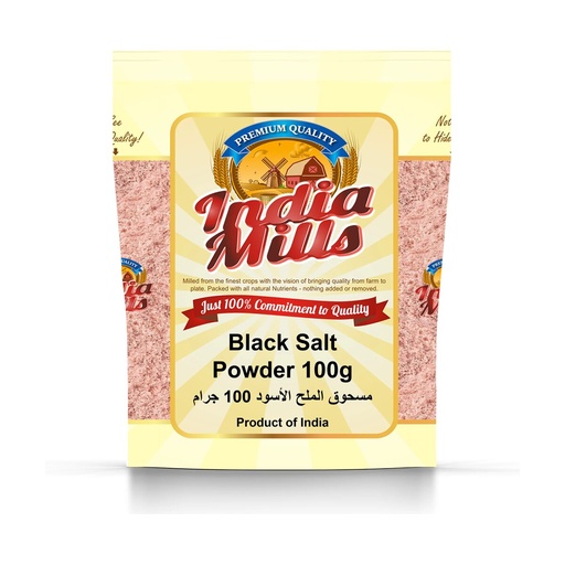 [IM-065] INDIA MILLS BLACK SALT POWDER (24x100G)