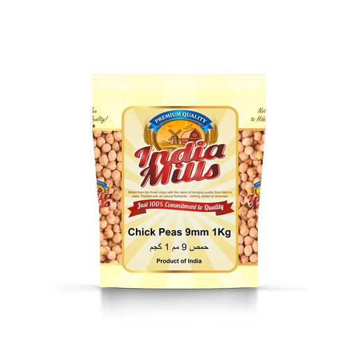 [IM-044] INDIA MILLS CHICK PEAS 9MM (12X1KG)
