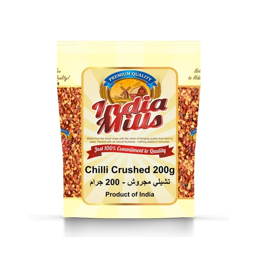[IM-013] INDIA MILLS CHILI CRUSHED (24X200GM)