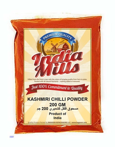 [IM-003] INDIA MILLS CHILI POWDER (24X200GM)