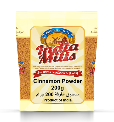 [IM-016] INDIA MILLS CINNAMON POWDER 200 GM(24X200GM)