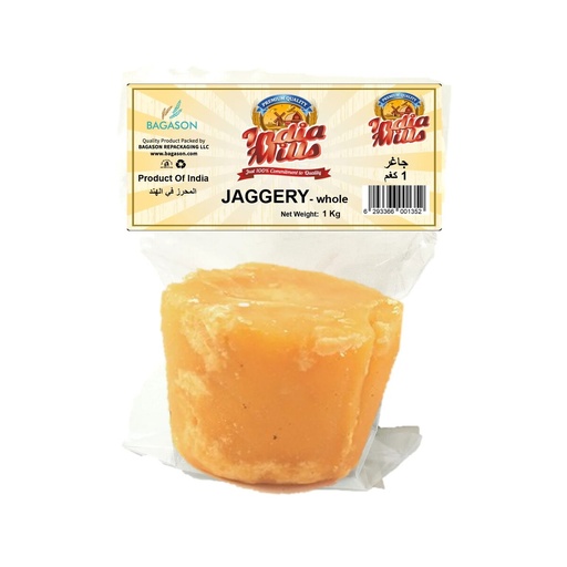 [IM-085] INDIA MILLS JAGGERY-whole (12x1Kg)