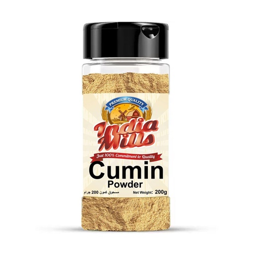 [IM-054] INDIA MILLS Jar CUMIN Powder 24x200GMS