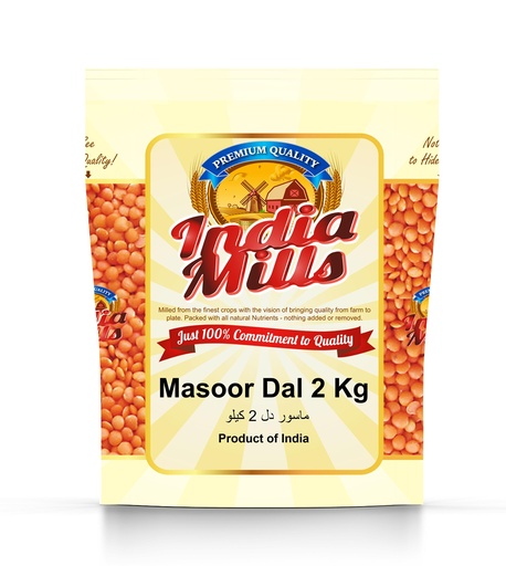 [IM-115] INDIA MILLS MASOOR DAL (12x2Kg)