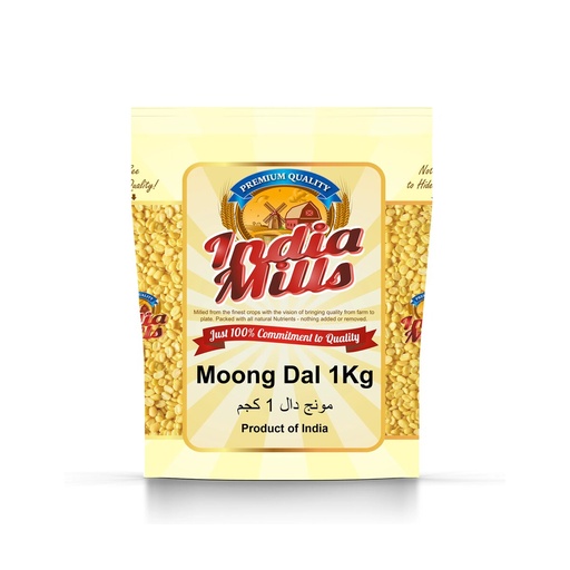 [IM-080] INDIA MILLS MOONG DAL (12x1KG)