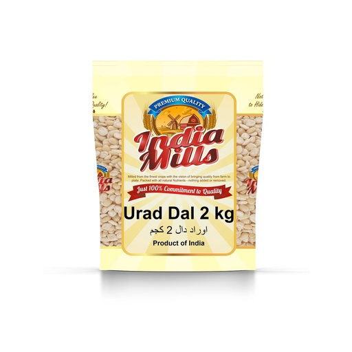 [IM-117] INDIA MILLS URAD DAL (12x2Kg)