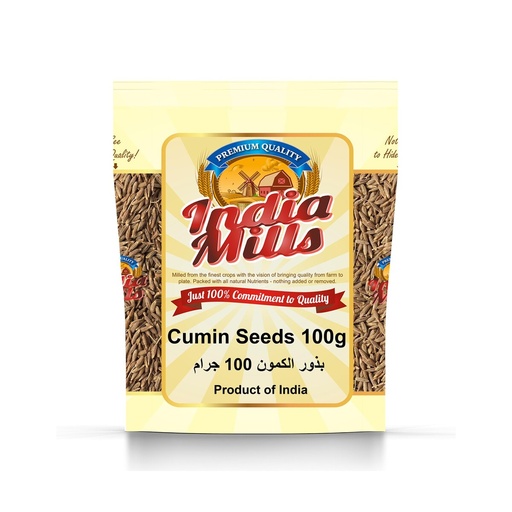 [IM-072] INDIA MILLS WHOLE CUMIN SEEDS (24X100GM)