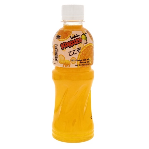 [KZ-6] Kokozo Orange Juice With Nata De Coco (320ml X 48)