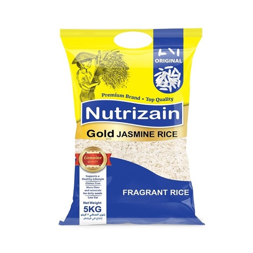 [NR-5] NUTRIZAIN GOLD JASMINE RICE (5x5KG)