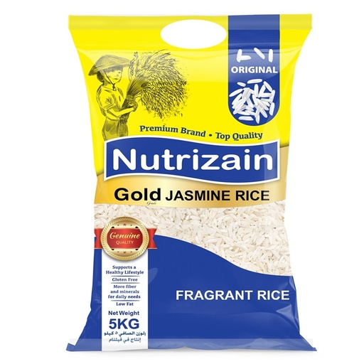 [NR-5] NUTRIZAIN GOLD JASMINE RICE (5x5KG)