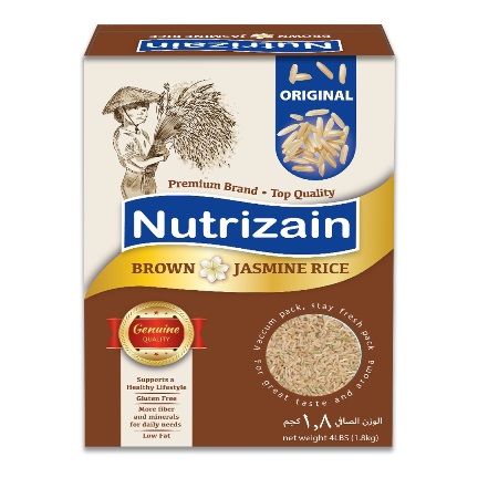 [NR-15] Nutrizain Brown Jasmine Rice (6x4lb) 1.8kg